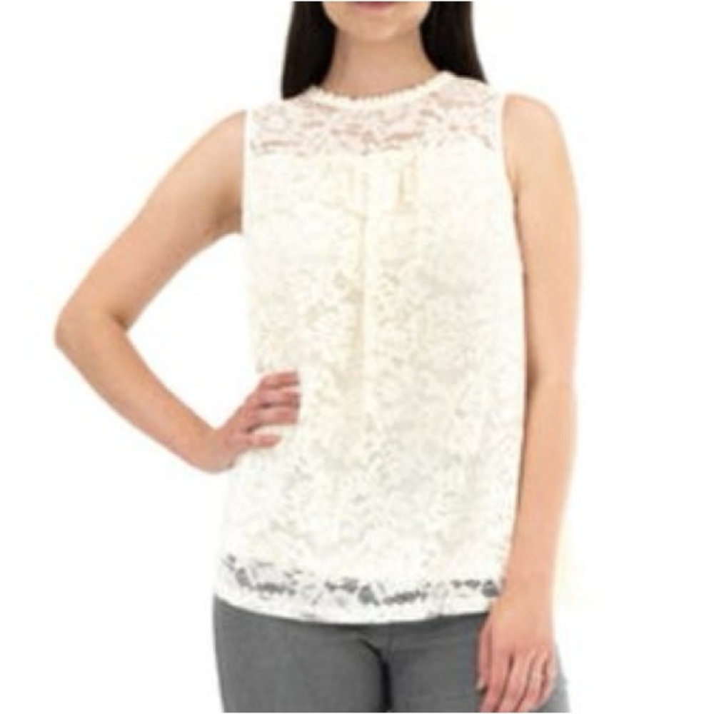 Zac & Rachel ~ Sleeveless Lace Top